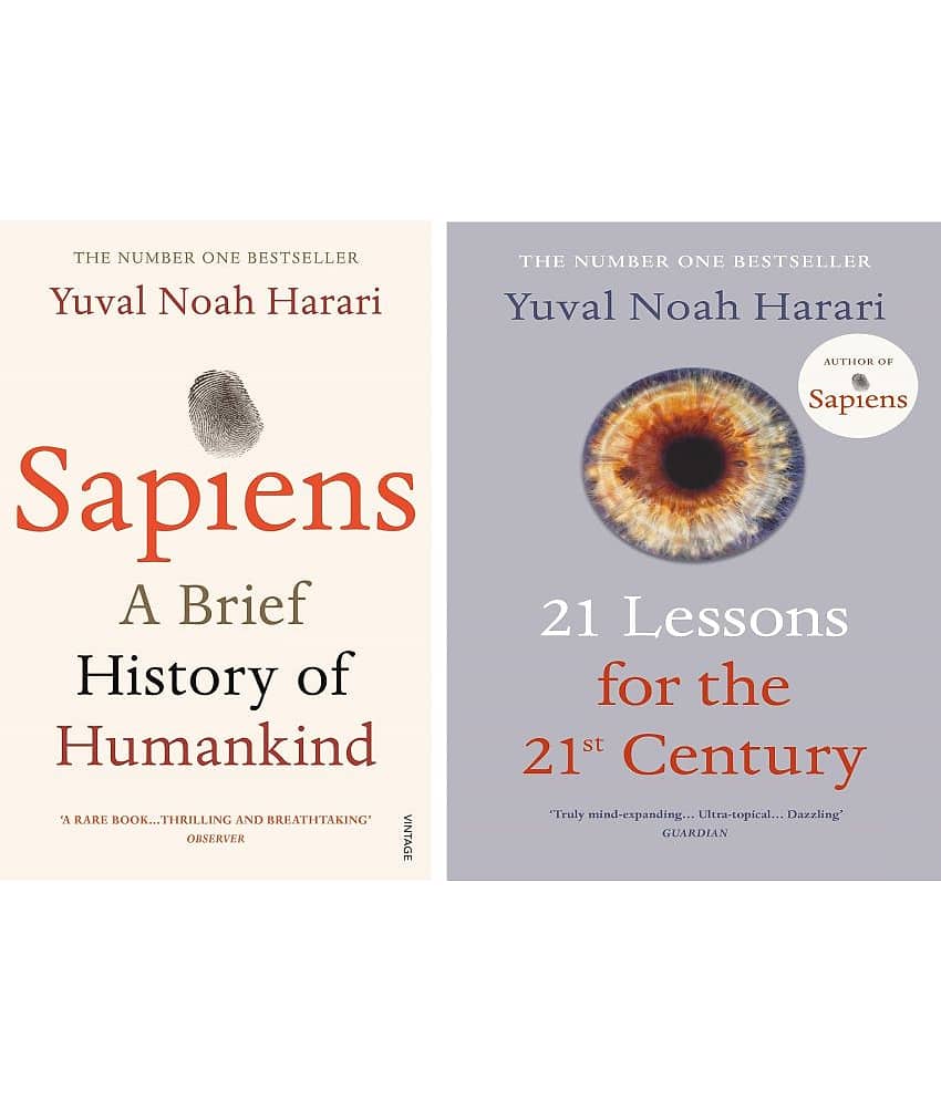 Yuval Noah Harari 2 Books Set: Sapiens & 21 Lessons (English, Paperback)
