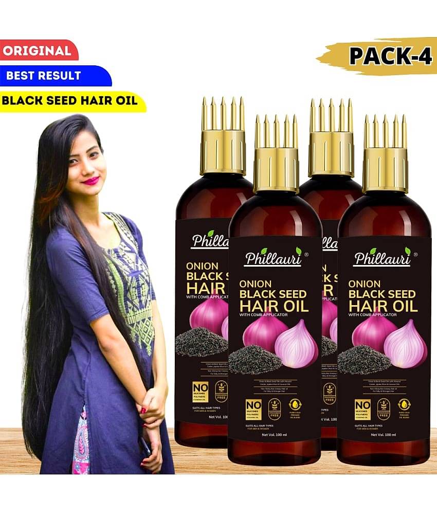 Phillauri - Anti Hair Fall Onion Oil 400 ml ( Pack of 4 )