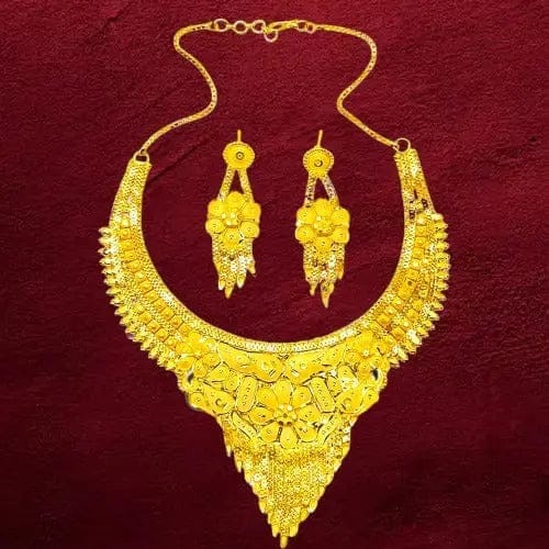 Bridal Necklace Set with Intricate Design jewelry set
