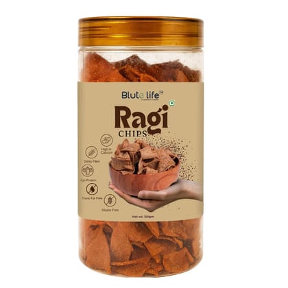 Blute life Millet/Healthy Chip/ Finger Millet Crunch Chips for Healthy Munching | 150g Pack (Super Crunchy Baked Millet Chips) (150g, Ragi Masala Chips)