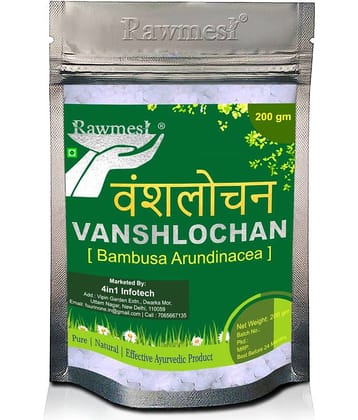Rawmest Vanslochan| Bambusa | Tabaasheer Paste 200 Gm Pack of 1