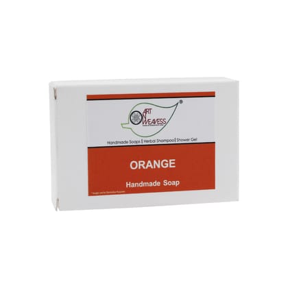 Artnweavess Orange Handmade Soap NT, 100 gm - Pack of 2