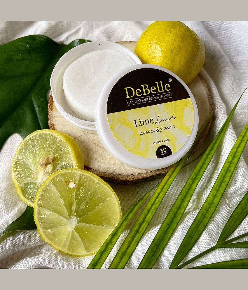 DeBelle Lime Lush Nail Paint Remover Pads 25 mL