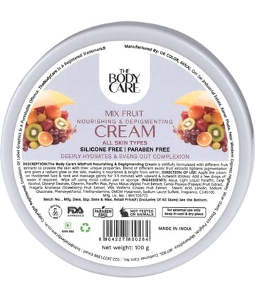 The Body Care Mixfruit Nourishing & Depigmenting Cream ( 100g)