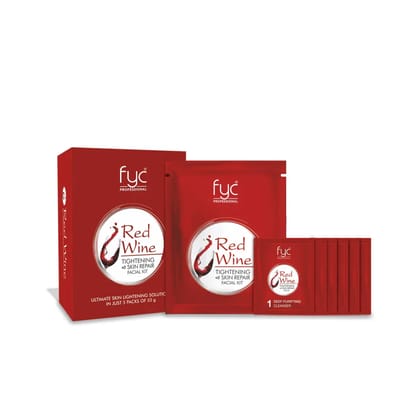 FYC Professional Red Wine Tightening & Repair Facial Kit FYC Professional Red Wine Tightening & Repair Facial Kit