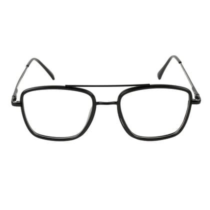 TERRY & CO Zero Power Blue Cut Eyeglasses | Metal Frame | Medium Size | Anti-Reflective, UV Protection, Lightweight | Spring Hinges | Unisex