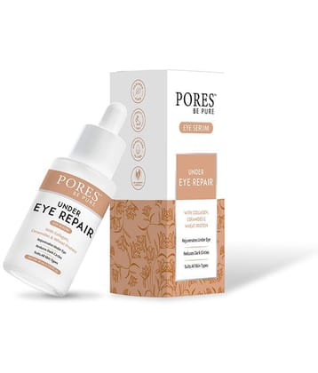 PORES Be Pure Eye Serum With Collagen, Ceramides & Wheat Protein Eye Mask 30 mL