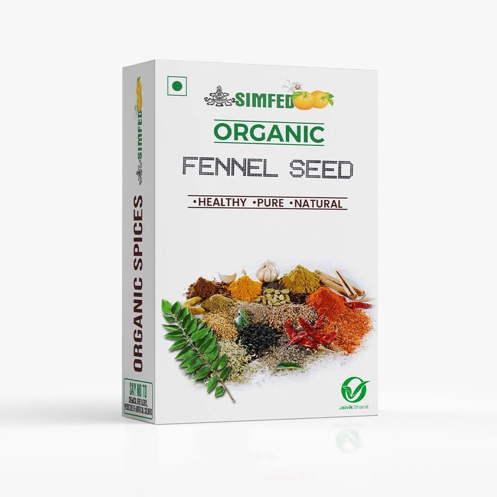 SIMFED Organic Fennel Seeds Saunf 100g(Pack of 2)