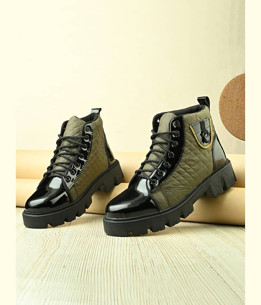 Rising Wolf Green Men's Casual Boots