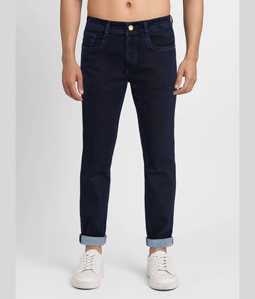 plounge Regular Fit Solid Men's Jeans - Navy Blue ( Pack of 1 )