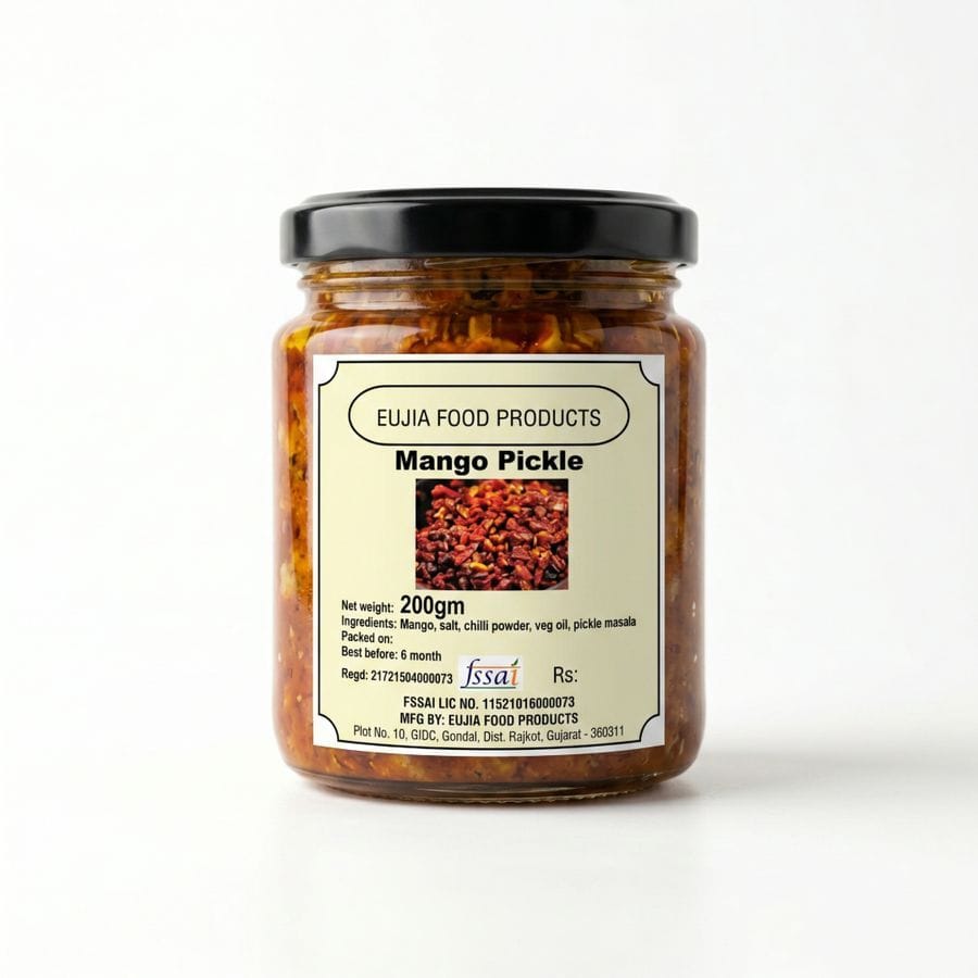 Mango Pickle - 200 gm - 200 gm - One glass jar