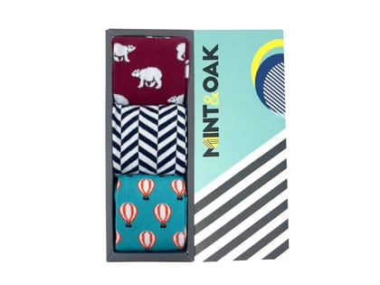 Gift box of 3 - Adventurous Socks For Men