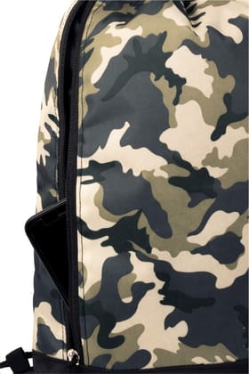 JJ Jonex Multicolour Army Design Reversible Polyester Drawstring Bag