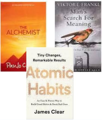 The Alchemist + Man's Search For Meaning + Atomic Habits