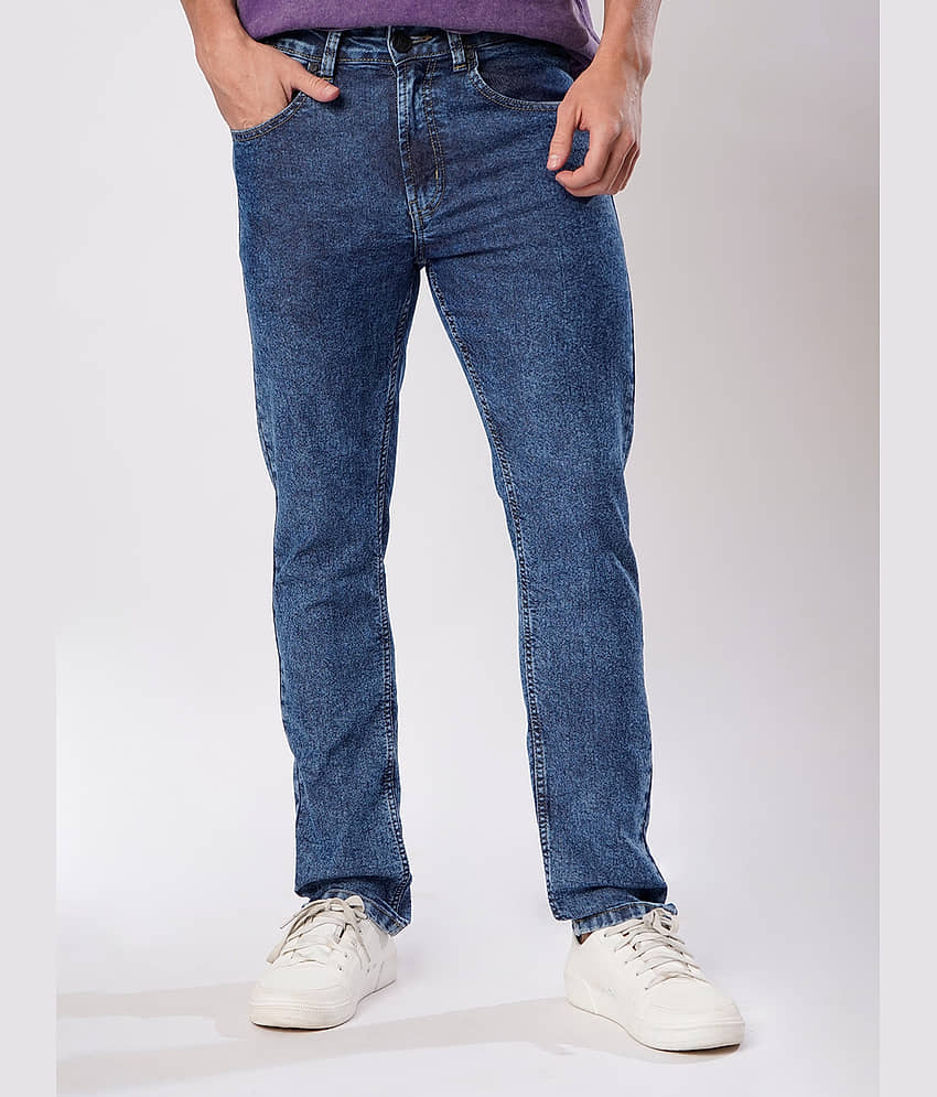 Bene Kleed Slim Fit Washed Men's Jeans - Blue ( Pack of 1 )