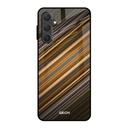 Diagonal Slash Pattern Glass Case for Samsung Galaxy F54 5G