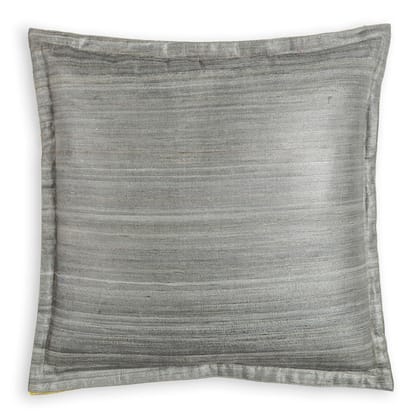 Handloom Tussar Silk Cushion Cover 16x16 Inches Pack of 1
