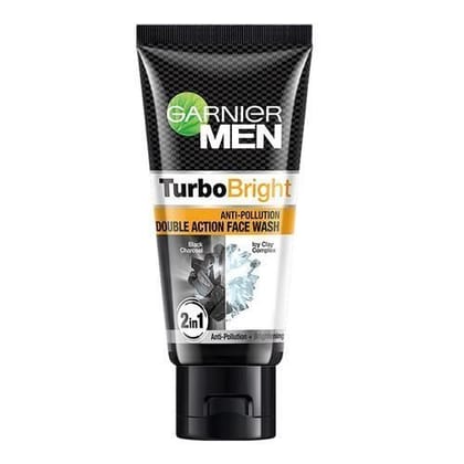 Garnier Men Power White 2 In 1 Anti-Pollution Double Action Icy Clay Face Wash, 50 gm Garnier Men Power White 2 In 1 Anti-Pollution Double Action Icy Clay Face Wash, 50 gm
