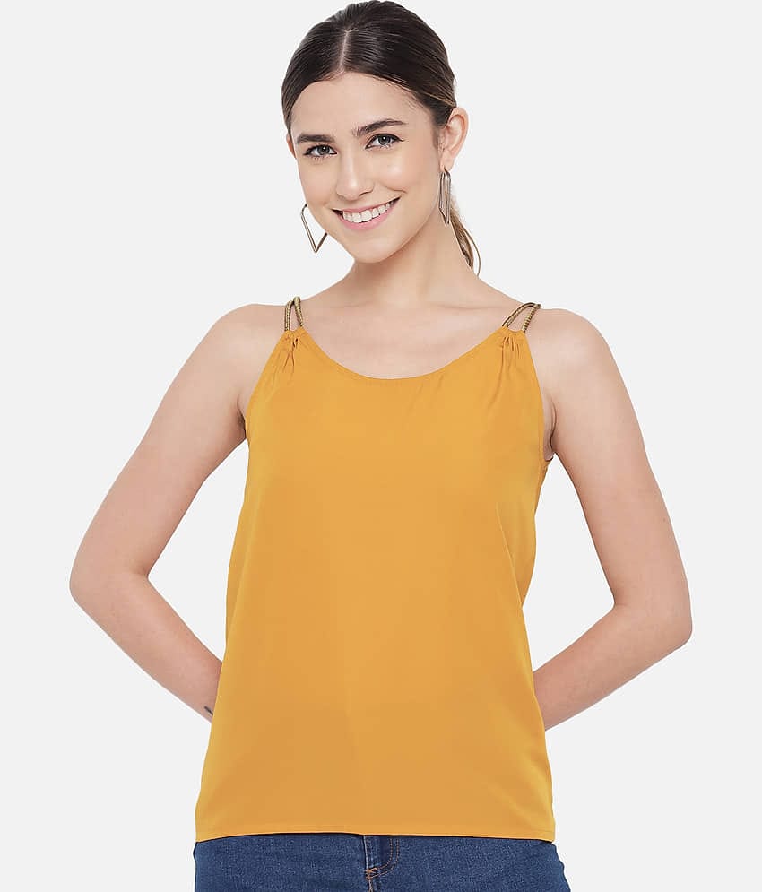 ALL WAYS YOU Women's Polyester Regular Top ( Yellow )