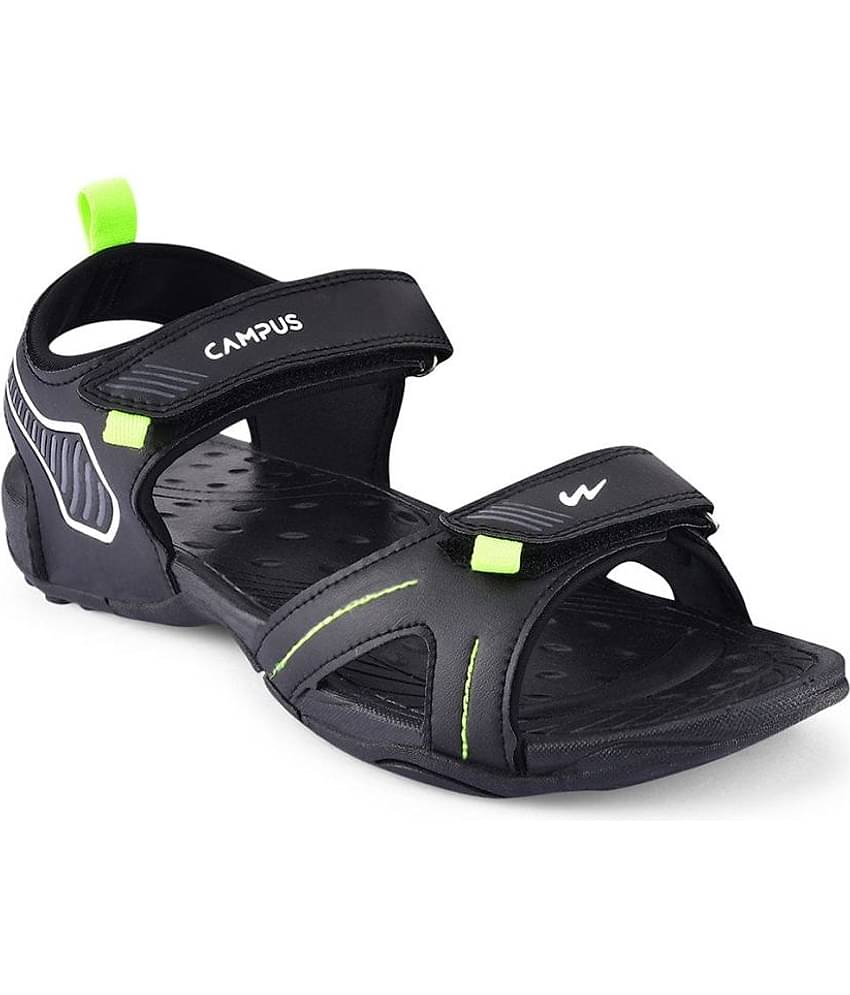 Campus - Black Men's Floater Sandals