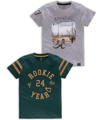 CODEZ Pack of 3 Boys Cotton Blend T-Shirt ( Multi Color )