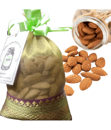 Paleo India 400g Almonds Badam Gifts Potli Badam Giri Dry Fruits