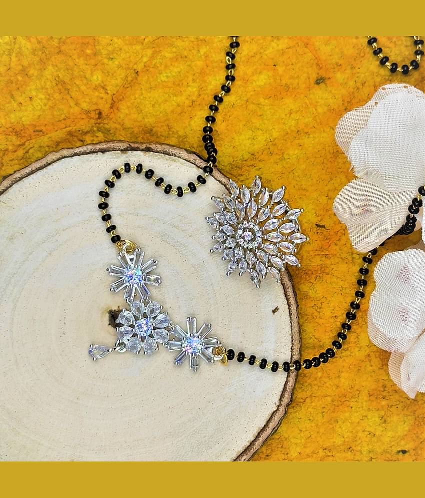 Charms White Mangalsutra Set ( Pack of 2 )