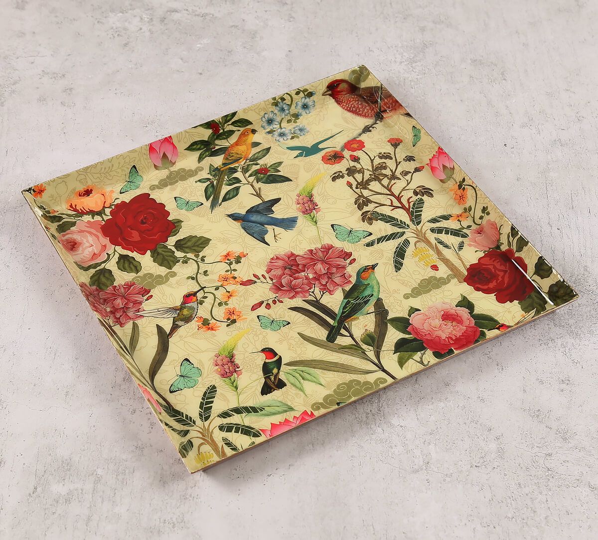 Bird Land Small Steel Platter