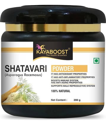 KAYABOOST Pure Shatavari Powder, Satavari churna, Asparagus Root, Satawar for Men, Women (200 g)