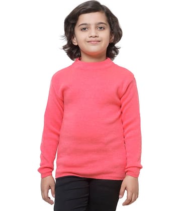 IndiWeaves Pack of 1 Boys Woollen Blend Sweater ( Pink )