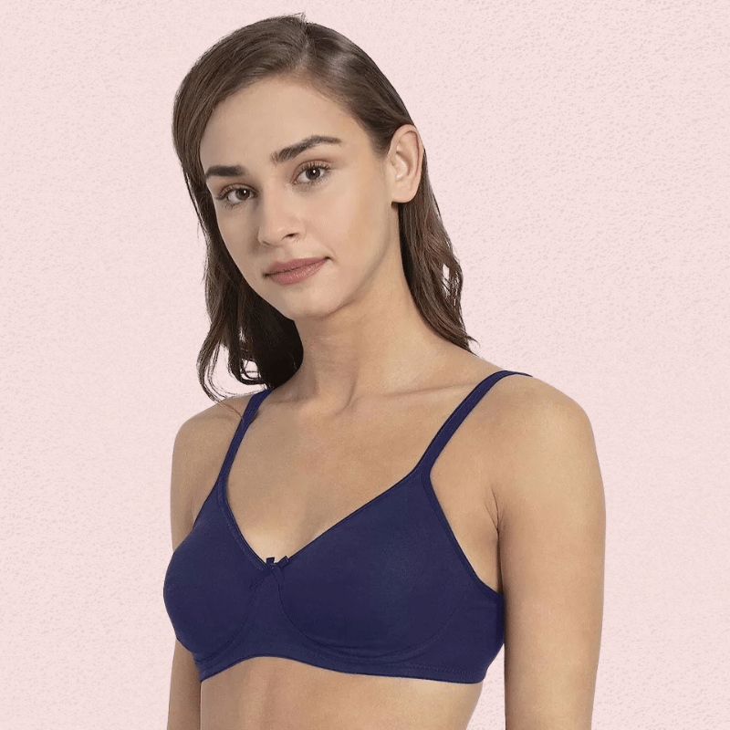 Women’s Cotton All-Day Wear Bra – Non-Wired, 2-Pack