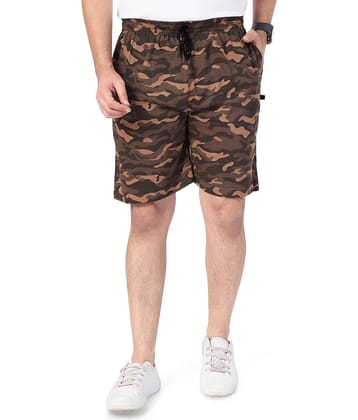 Neo Garments Green Cotton Men's Shorts ( Pack of 1 )