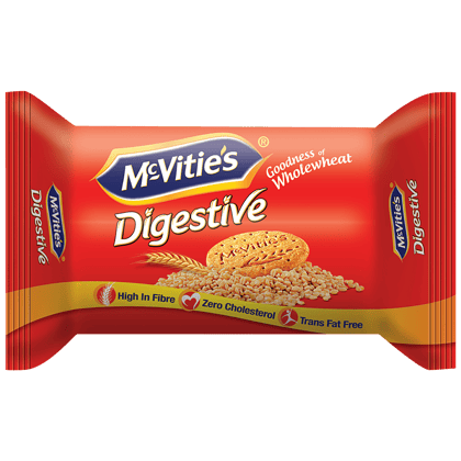 Mcvities Digestive High Fibre Biscuits - Goodness Of Wholewheat, 100 g Pouch Mcvities Digestive High Fibre Biscuits - Goodness Of Wholewheat, 100 g Pouch