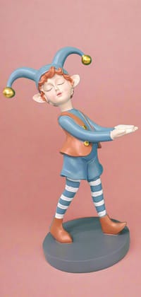 Mr Humpty clapping in joy-H: 12.5 | L: 7.5 | W: 5.5 (Inch) / Blue