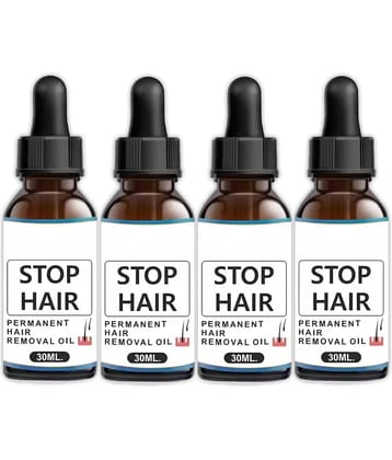 Colorstock Natural Hair Removal Oil for Men & Women 30 ( Pack of 4 )