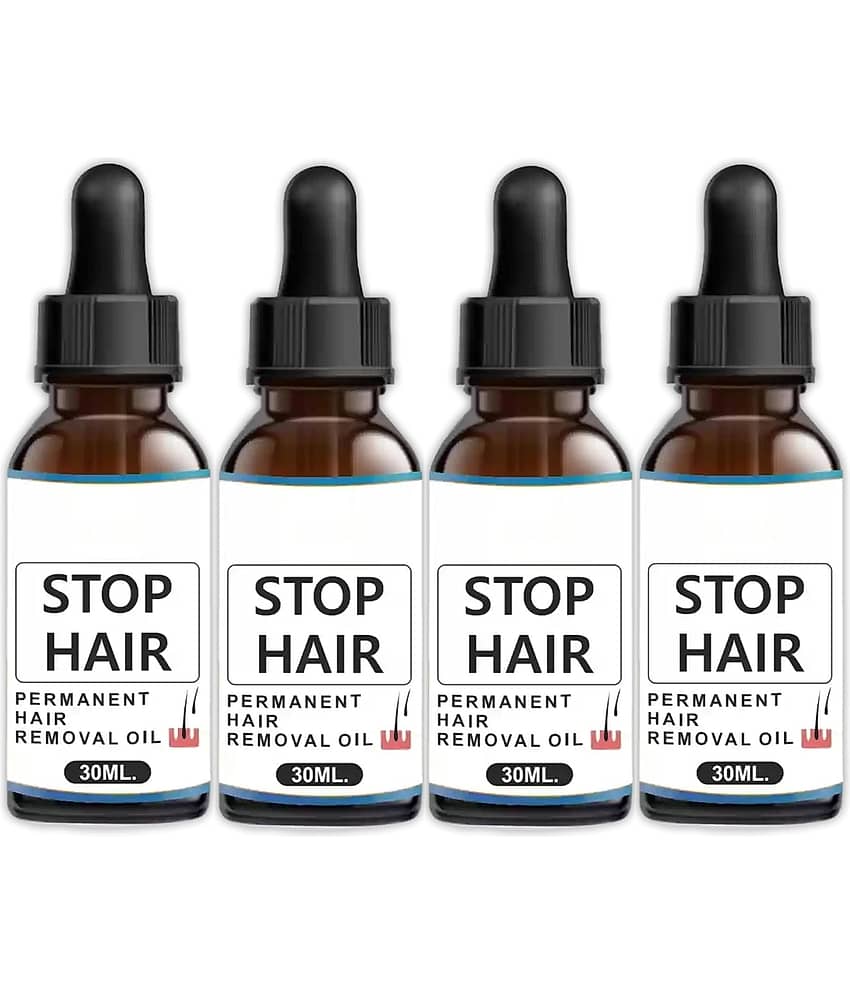 Colorstock Natural Hair Removal Oil for Men & Women 30 ( Pack of 4 )
