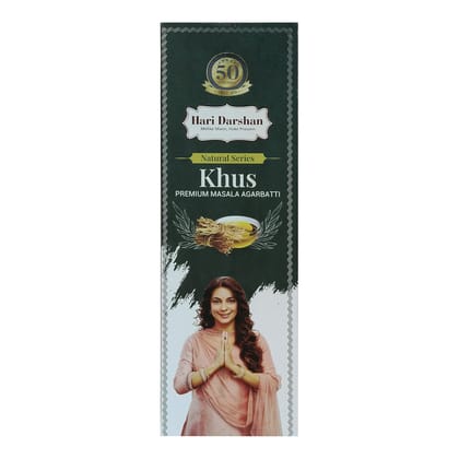 Hari Darshan Khus Premium Masala Agarbatti 60gm