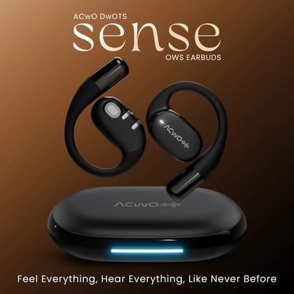 DwOTS Sense Open-Ear (Black)Wireless Headphones Black