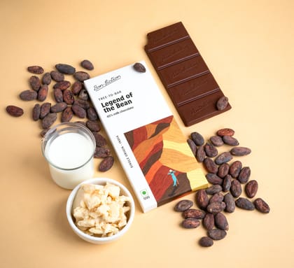 Bon Fiction Legend Of The Bean - Milk Chocolate, 55 gm