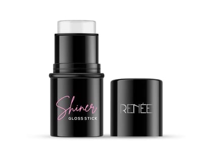 RENEE Shiner Gloss Stick, Gives Instant Glossy Shine, Hydrates & Moisturizes, Non-sticky & lightweight Formula, Offers Soft Skin, Enriched with Vitamin E, Sunflower seed oil & Coconut&nbsp;oil,&nbsp;5 g