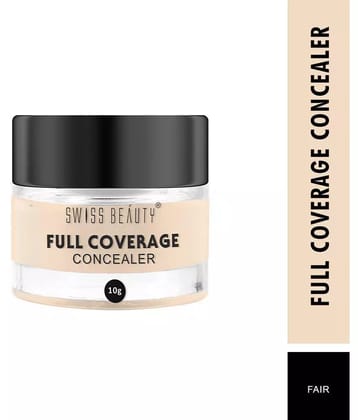 Swiss Beauty Full Coverage Creamy Concealer Cream Concealer Fair Light Pack of 2 10 mL