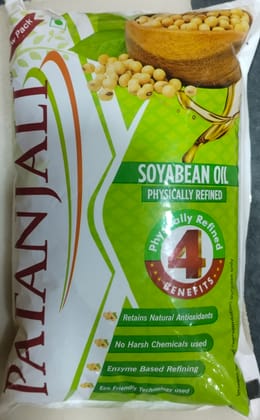 Patanjali soyabean refined oil 1 litre 