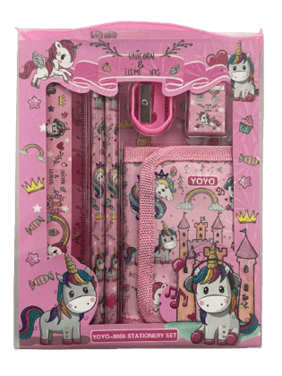 Yoyo Stationery Gift Set - Unicorn