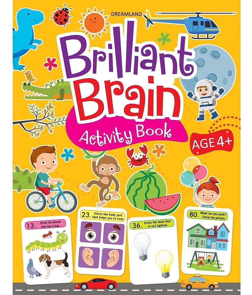 Brilliant Brain Activity Book 4+ - Interactive & Activity