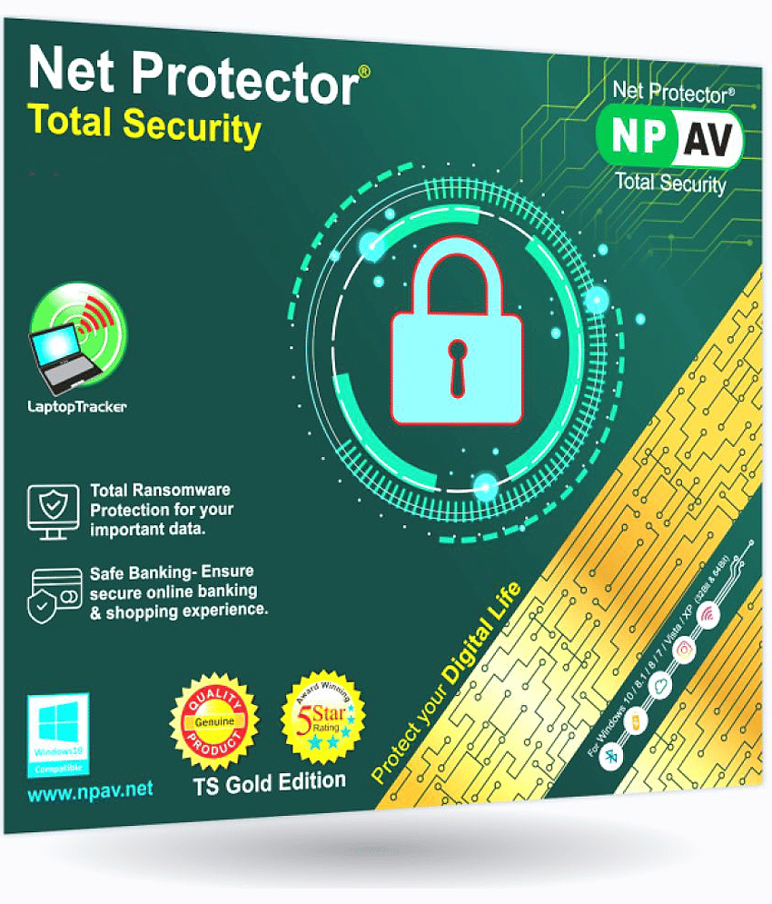 Net Protector Total Security 1 PC / 1 Year - (Activation Code - Email Delivery)