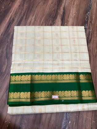Handwoven Kanchi Kuppadam Pattu Saree Pure Elegance in Every Weave