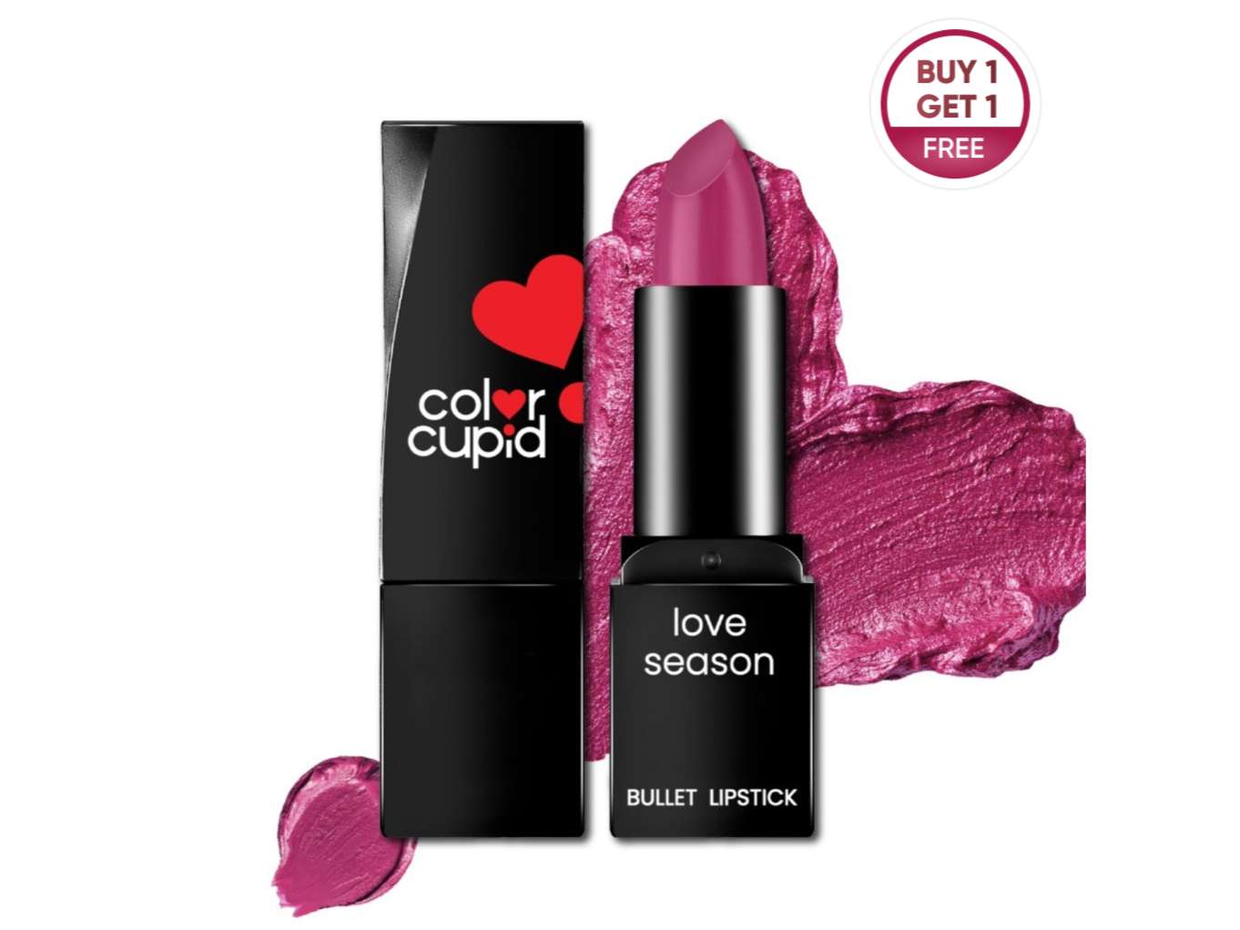 BUY 1 GET 1 - Color Cupid Love Season Velvety Bullet Lipstick - Rosy Bloom - 4.1 g