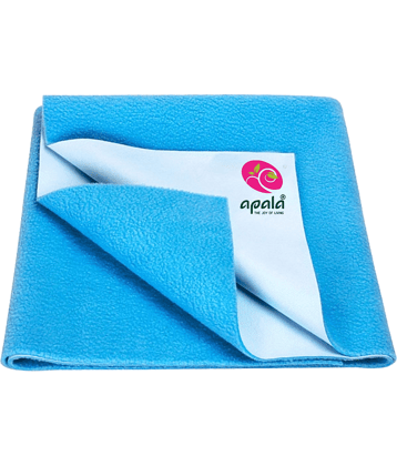 Apala Purple Laminated Bed Protector Sheet ( Pack of 1 )