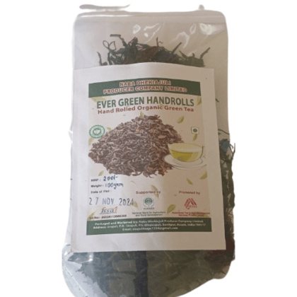 Hand Rolled Organic Green Tea - 100 gm