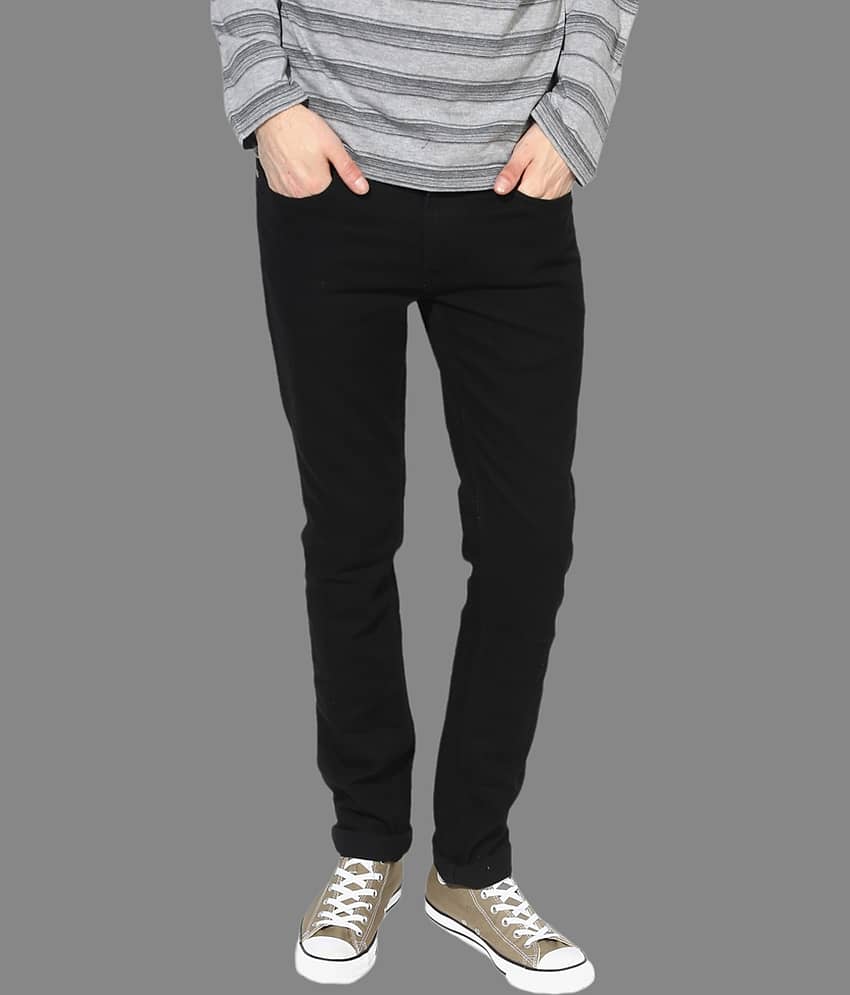 Lawson - Black Denim Slim Fit Men's Jeans ( Pack of 1 )
